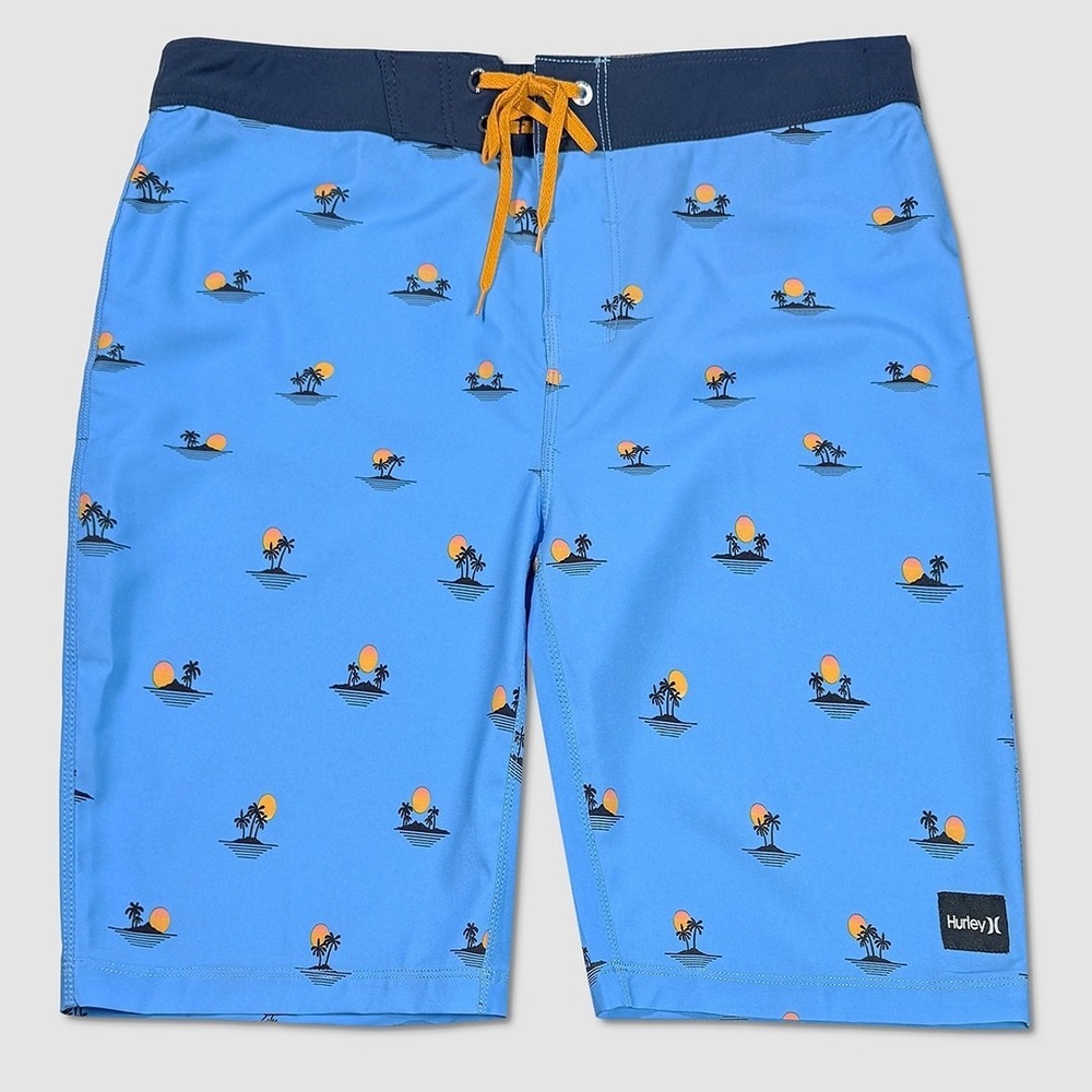 Hurley Weekender Board Shorts - NWT Mens Size 38 Blue‎ / Multi - #49582-K5